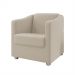 Kit 2 Poltronas Decorativa Mariana Suede Bege Dal Poz Estofados