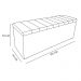 Kit Cabeceira Painel e Calçadeira Baú Casal King 1,95m Londres Suede Marrom Dal Poz Estofados