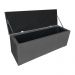 Kit Cabeceira Painel e Calçadeira Baú Casal Queen 1,60m Londres Suede Cinza Dal Poz Estofados
