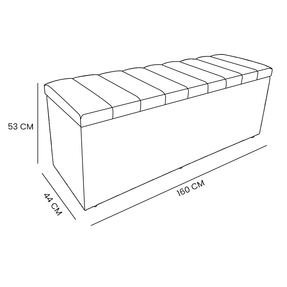 Kit Cabeceira Painel e Calçadeira Baú Casal Queen 1,60m Londres Veludo Marrom Dal Poz Estofados