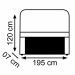 Kit Cabeceira e Calçadeira Baú Casal King 1,95m Roma Suede Azul Marinho Dal Poz Estofados
