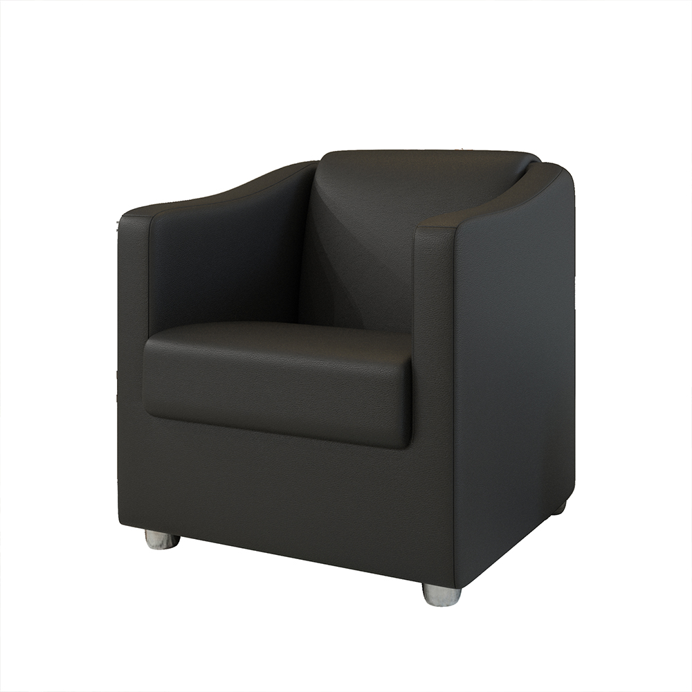 Poltrona Decorativa Mariana Corino Preto Dal Poz Estofados