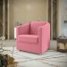 Poltrona Decorativa Mariana Suede Rosa Dal Poz Estofados
