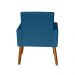 Poltrona Decorativa Mel Suede Azul Marinho Dal Poz Estofados