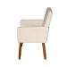 Poltrona Decorativa Mel Suede Bege Dal Poz Estofados