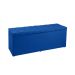 Recamier Baú 1,40m Madrid Suede Azul Marinho Dal Poz Estofados