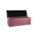 Recamier Baú 1,40m Madrid Suede Rosa Dal Poz Estofados