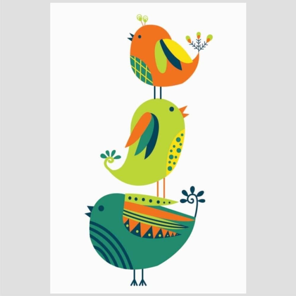 Quadro Bird I Tela No Chassi 45X30Cm