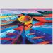 Quadro Canoa Tela No Chassi 45X30Cm