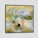 Quadro Claude Monet Nascer Do Sol Tela Moldura Preta 60X60Cm