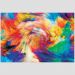 Quadro Cores Tela No Chassi 120X80Cm
