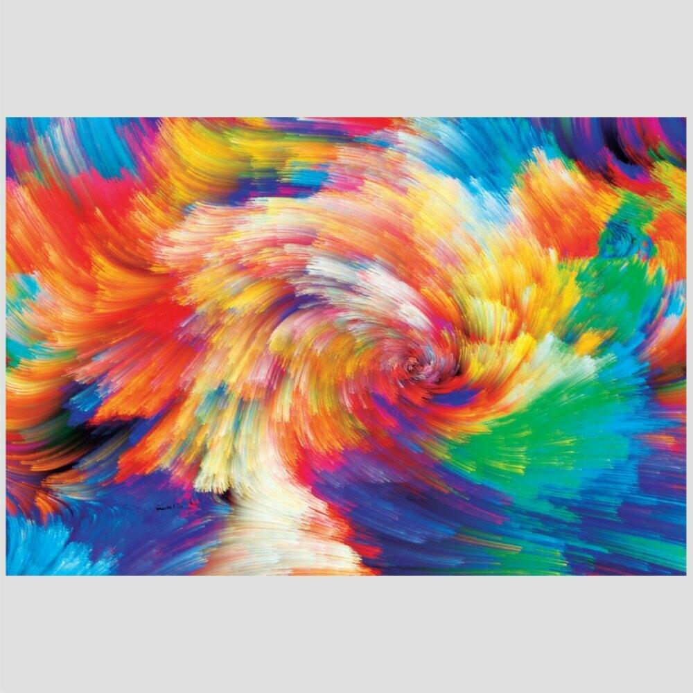 Quadro Cores Tela No Chassi 120X80Cm