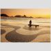 Quadro Paisagem Copacabana Drummond Tela No Chassi 45X30Cm