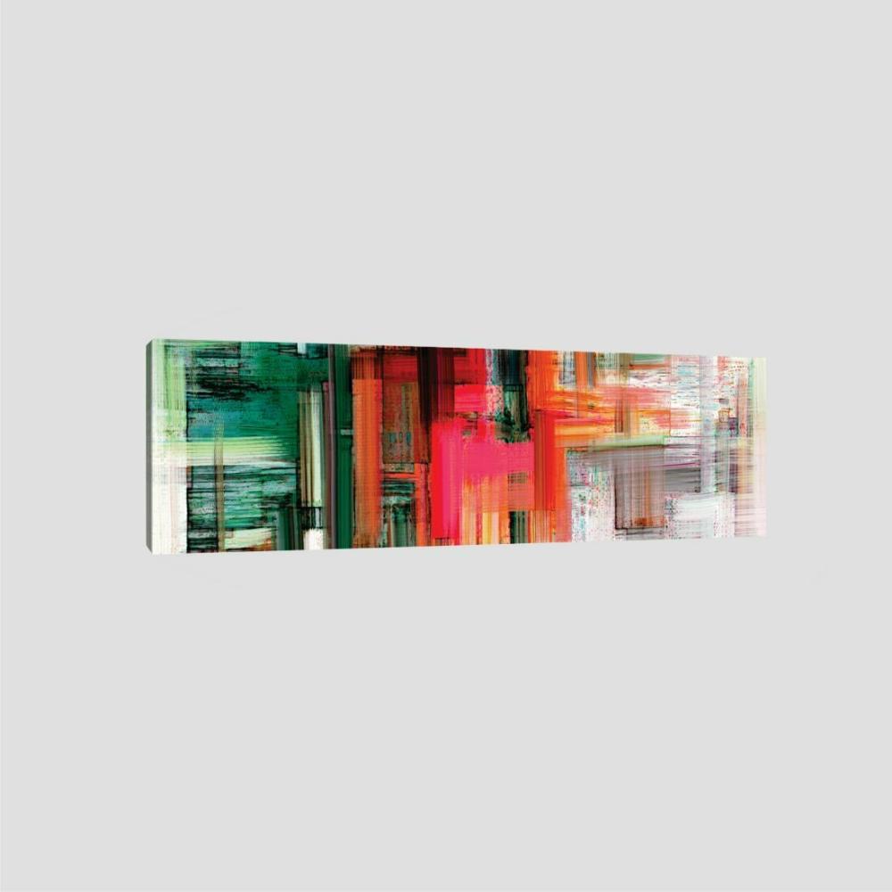 Quadro Panorâmico Cromo Tela No Chassi 120X35Cm