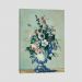 Quadro Paul Cézanne Flowers In A Rococo Vase Tela No Chassi 95X63Cm