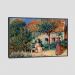 Quadro Renoir Na Bretanha Tela Moldura Preta 63X42Cm