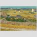 Quadro Van Gogh A Colheita Tela Moldura Bege 63X42Cm