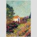 Quadro Van Gogh Paisagem 1928 Tela No Chassi 63X42Cm