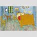 Quadro Van Gogh Quarto Em Arles Tela No Chassi 63X42Cm