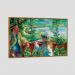 Renoir Perto Do Lago Tela Moldura Bege 95X63Cm