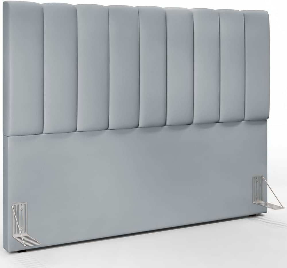 Cabeceira de Cama Box Queen 160 Dali Suede Cinza