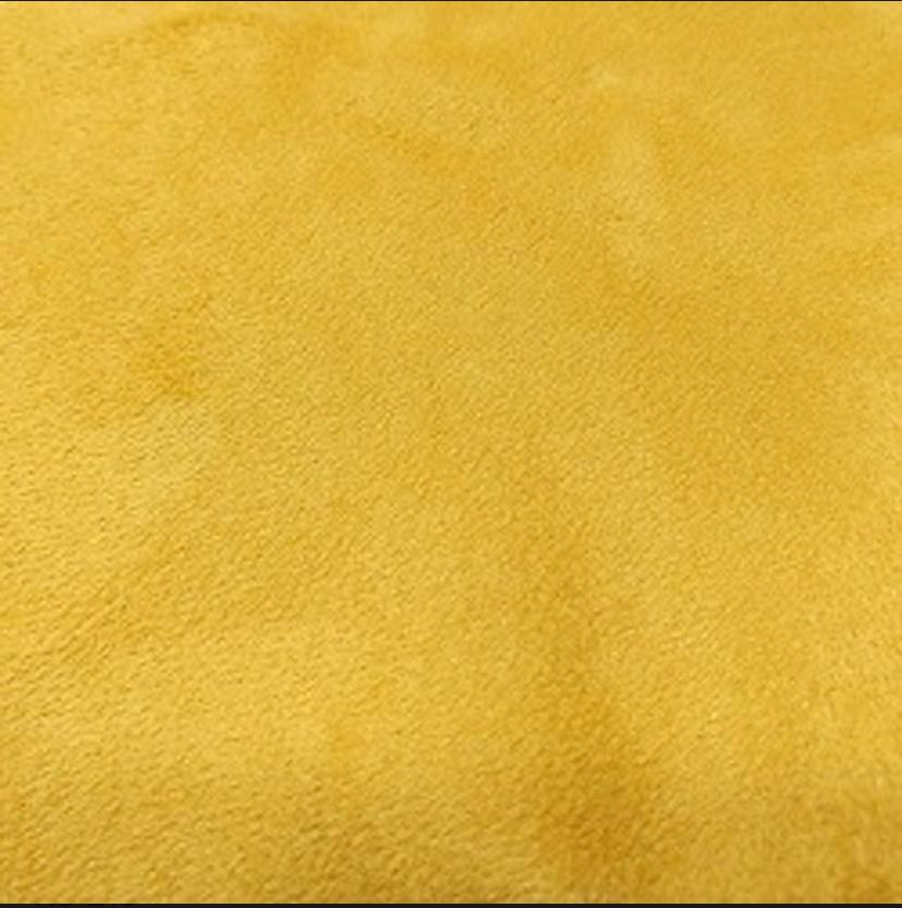 Puff Quality Redondo Pés Palito-Amarelo