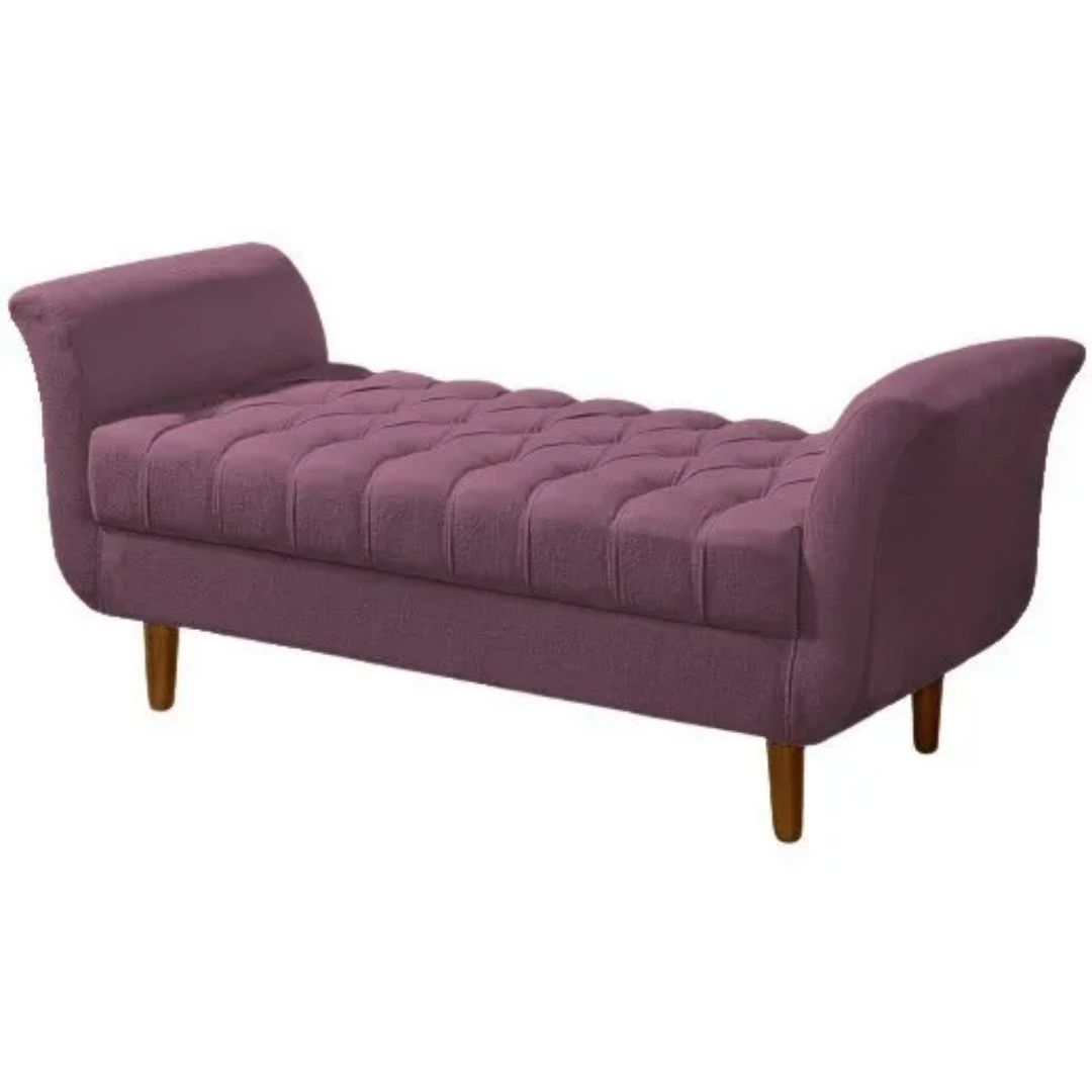 Recamier Estofado Grécia  Uva150 cm.