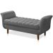 Recamier Estofado Grécia Cinza 150 cm.