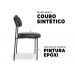 kit 04 Cadeira Lia Couríssimo Preto