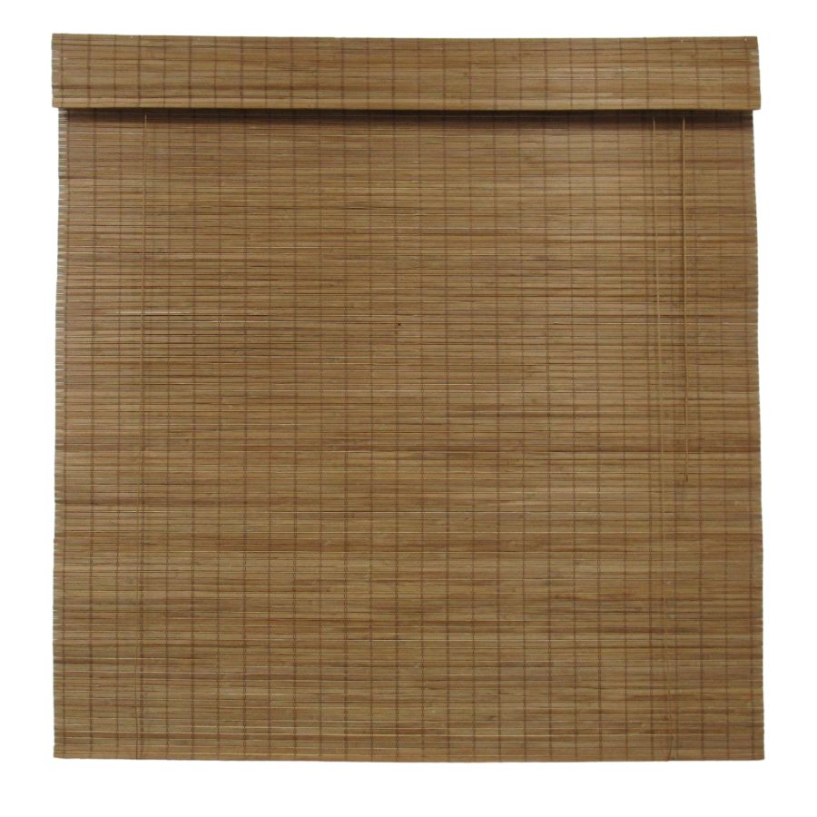 Persiana Bambu Rolo 180larg x 140alt com bandô - Café