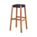 Banco Alto Fita Garden Natural/Azul