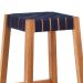 Banco Alto Fita Garden Natural/Azul