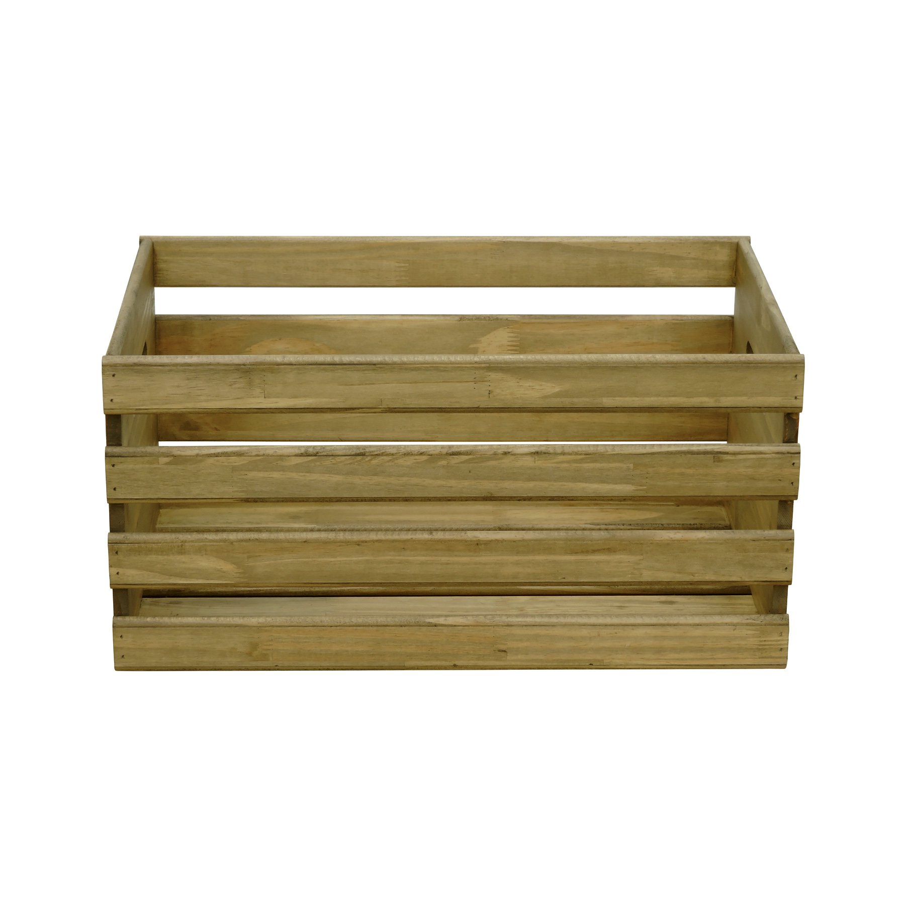 Caixa HortiFruti Malta  50x31x25cm Natural/Madeira