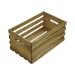 Caixa HortiFruti Malta  50x31x25cm Natural/Madeira