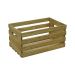 Caixa HortiFruti Malta 40x24x23cm Natural/Madeira