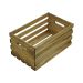 Caixa HortiFruti Malta 40x24x23cm Natural/Madeira