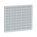 Estante para Miniaturas/Esmaltes 45 Nichos Roma Branco