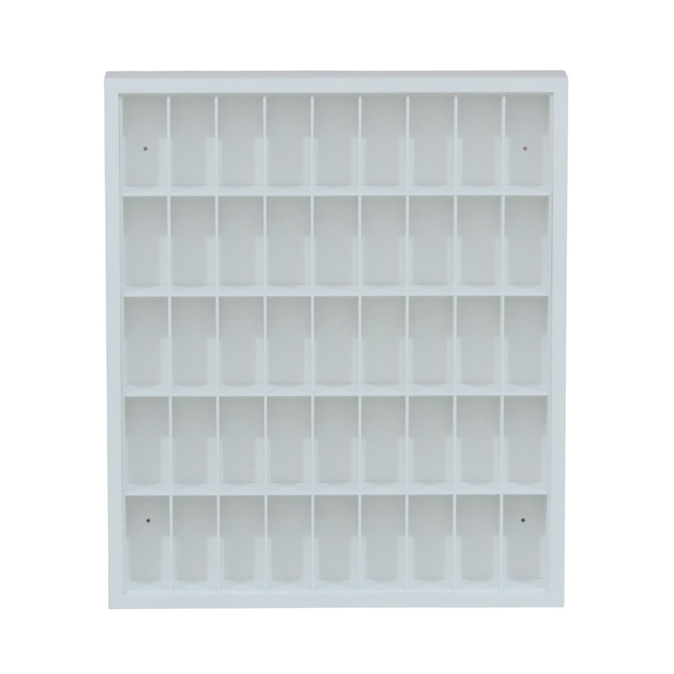 Estante para Miniaturas/Esmaltes 45 Nichos Roma Branco