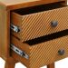 Mesa de Cabeceira 2 Gavetas Maré Amêndoa