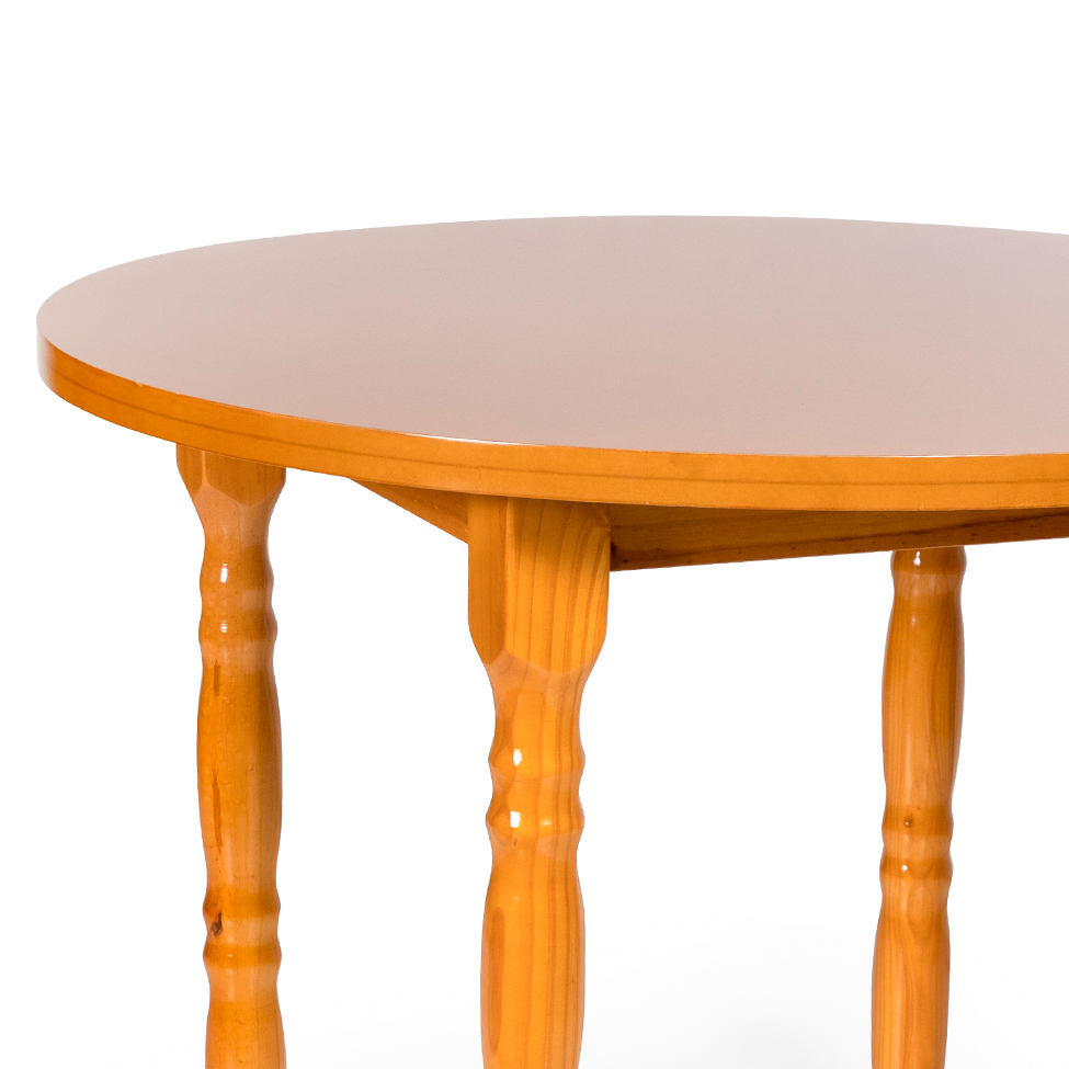 Mesa de Jantar Redonda Dalas Mel 99 cm