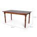 Mesa de Jantar Retangular Dalas Imbuia 160 cm