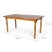 Mesa de Jantar Retangular Dalas Mel 160 cm
