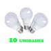 10 - Lampadas Bulbo E27 12W Ed   Bivolt Policarbonato Leitosa Branco