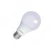 3 Lampadas Bulbo E27 12W Ed   Bivolt Policarbonato Leitosa Branco