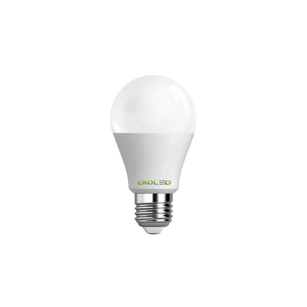 3 Lampadas Bulbo E27 15W Ed   Bivolt Policarbonato Leitosa Branco