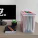 Caixa Arquivo Transparente Com 6 Pastas Suspensas Coloridas Dellocolor Organizador De Escritório