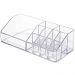 Kit 2 Organizadores de Maquiagem Pincel Esmalte Batom Bancada Porta Makes Cristal Dello