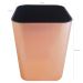 Kit 2 Porta Objetos Organizadores De Escritório Porta Lápis Rose Gold Metalizado Dello
