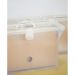 Kit 3 Maletas para Pastas Suspensas Dello Pastas Empilháveis em Polipropileno Transparente