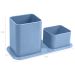 Porta Caneta E Clips Dellocolor Porta Objetos Organizador De Mesa Escritório Azul Claro